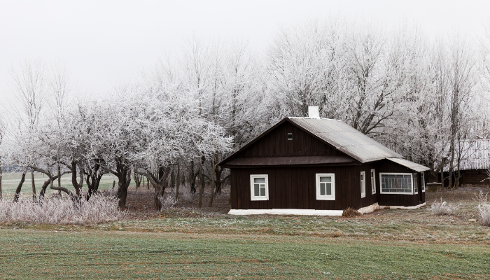 Sälja hus årstid vinter