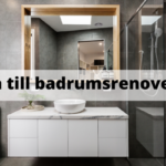 Låna till badrumsrenovering / nytt badrum