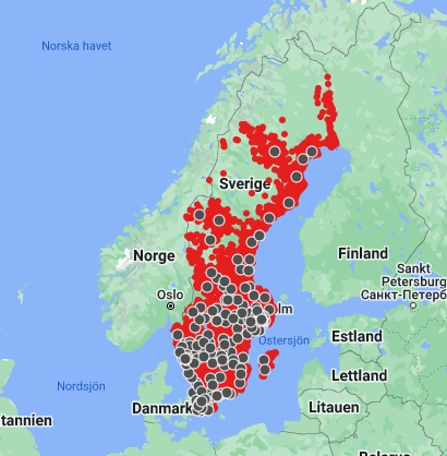 Länsförsäkringars kontor i Sverige